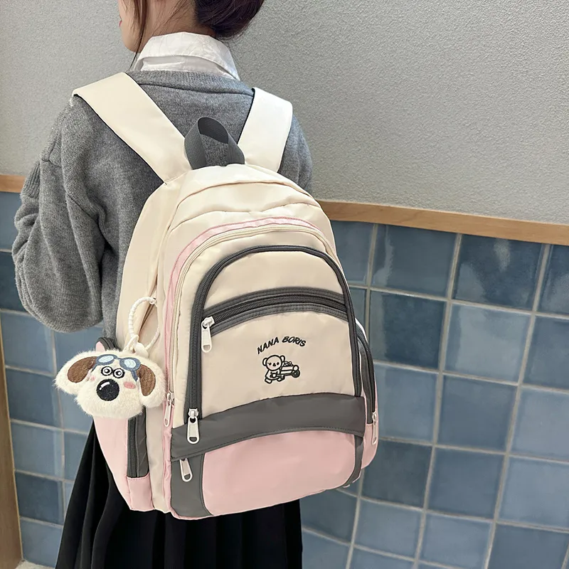 Debecca Nylon Backpack Unisex Multicolor-6