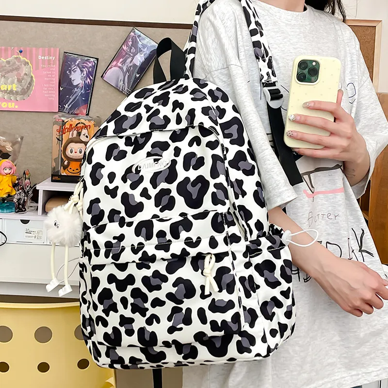 Debecca Nylon Backpack Large Size Women's Multicolor-11