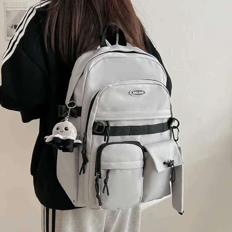 Debecca Polyester Backpack Unisex Multicolor-11