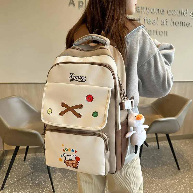 Debecca Nylon Backpack Unisex Multicolor-5