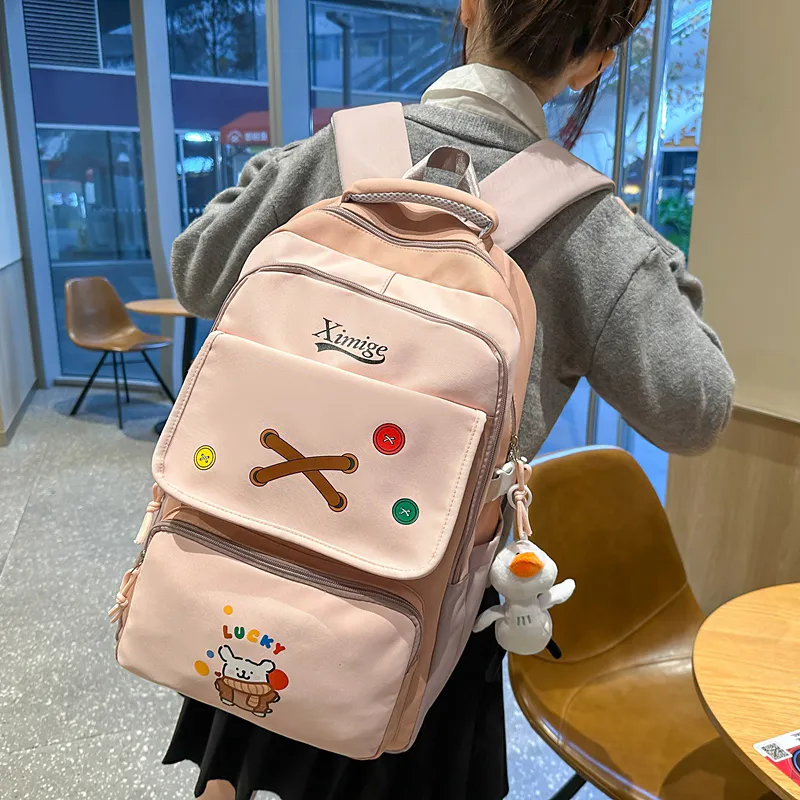 Debecca Nylon Backpack Unisex Multicolor-2