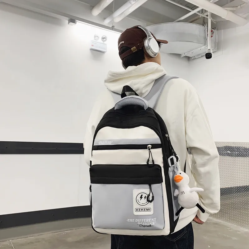 Debecca Nylon Backpack Unisex Multicolor-5
