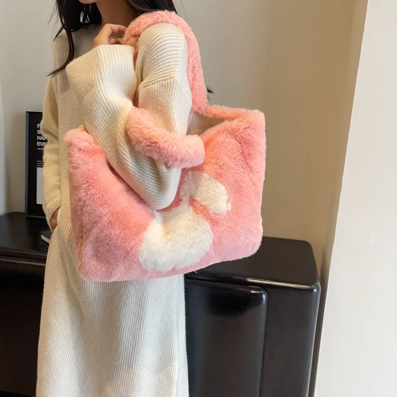 Debecca Plush Handbag, Shoulder Bag Women's-11