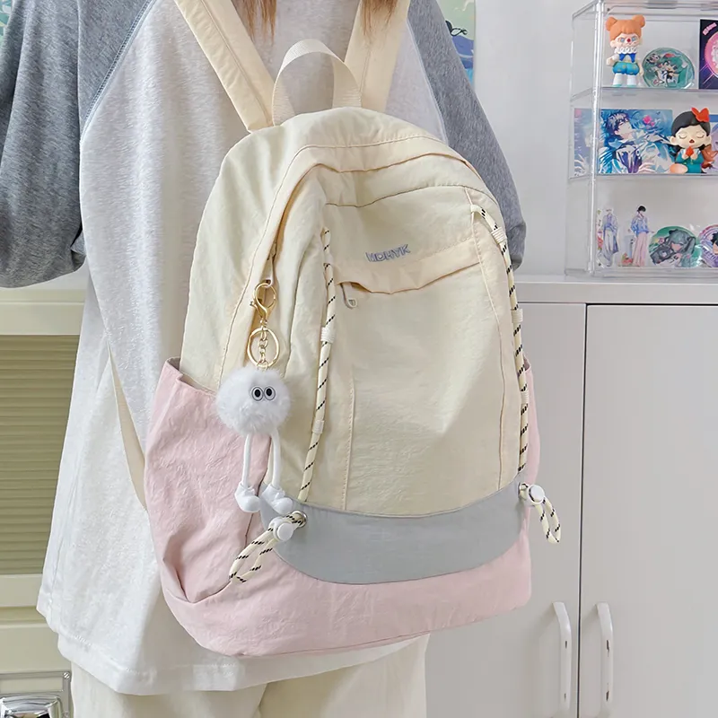 Debecca Nylon Backpack Regular Unisex Multicolor-1