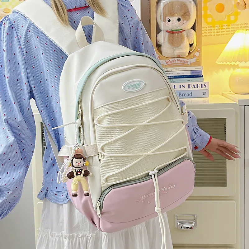 Debecca Nylon Backpack Regular Unisex Multicolor-3