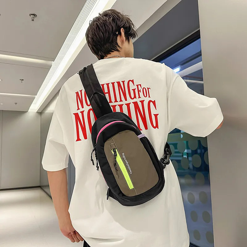 Debecca Nylon Sling Bag Regular Unisex Multicolor-7