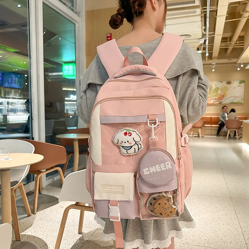 Debecca Nylon Backpack Unisex Multicolor-15