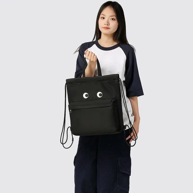 Debecca Nylon Backpack Large Size Unisex Multicolor-3