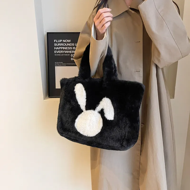 Debecca Plush Handbag, Shoulder Bag Women's-5
