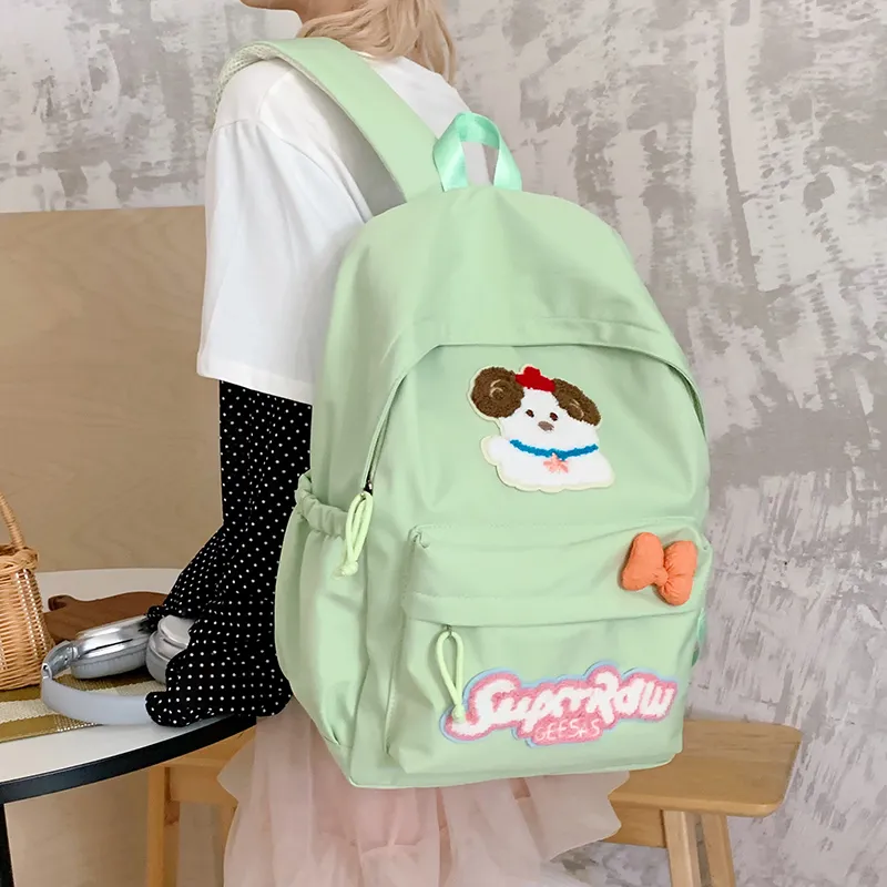 Debecca Nylon Fabric Backpack Large Size Women's Multicolor-10