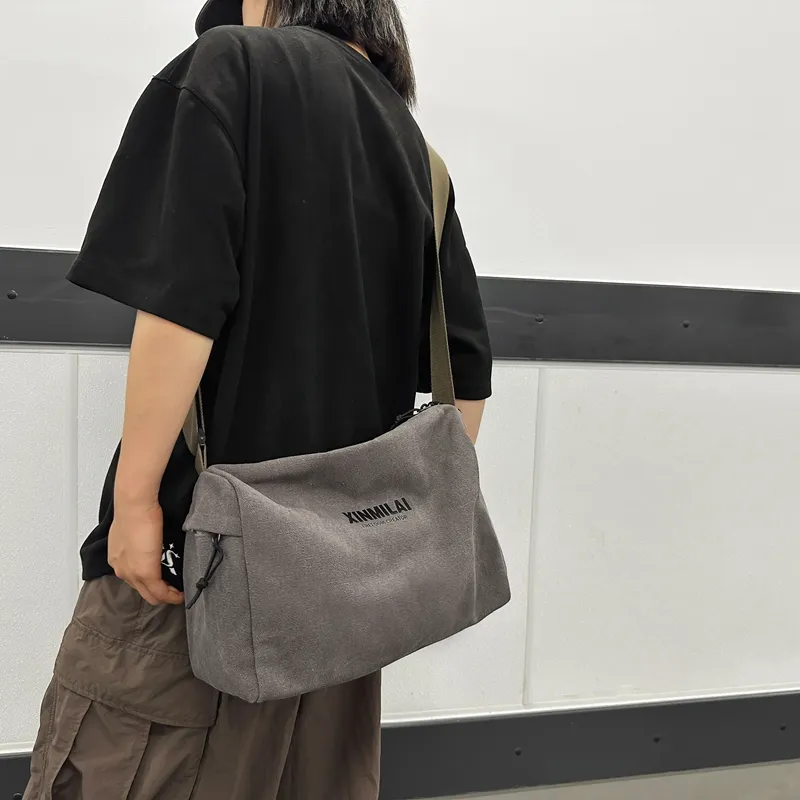 Debecca Canvas Crossbody Bag Regular Unisex Multicolor-10