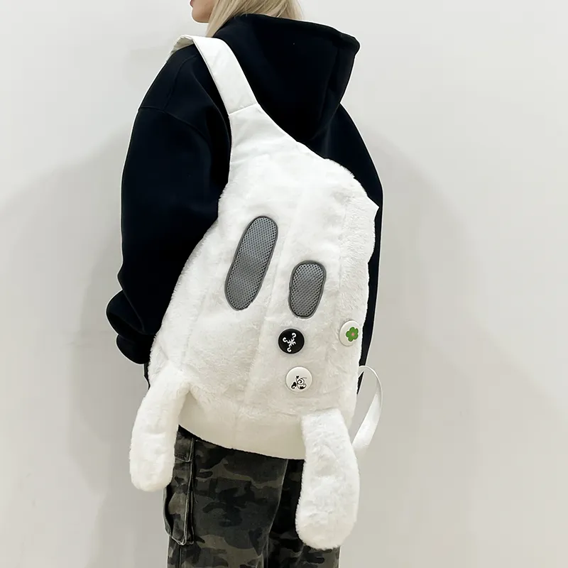 Debecca Plush Backpack Regular Unisex Multicolor-2