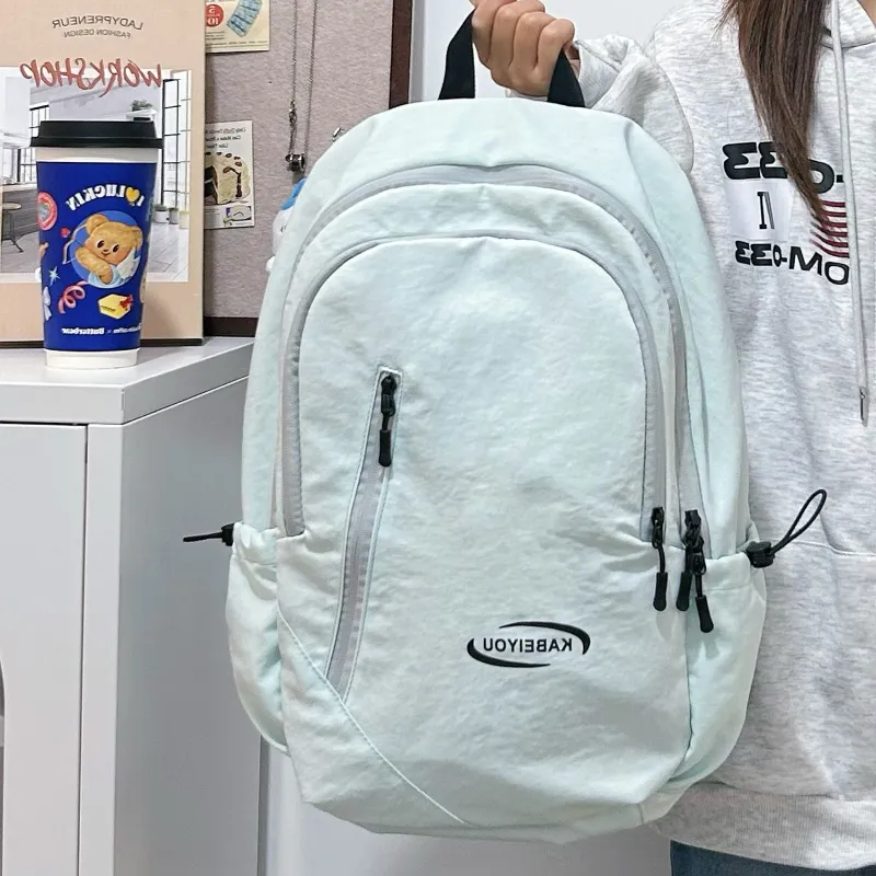 Debecca Nylon Backpack Large Size Unisex Multicolor-2