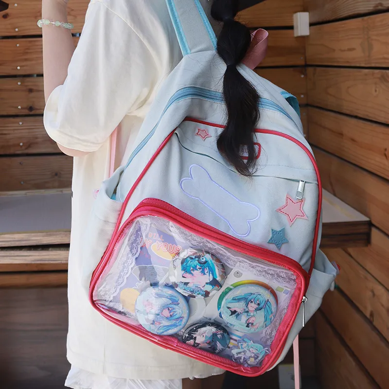 Debecca Twill Backpack Women's Light Blue-4