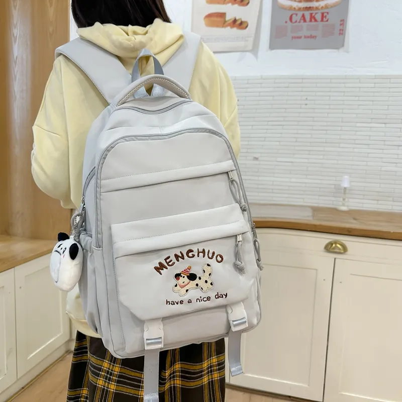 Debecca Cotton Backpack Large Size Unisex Multicolor-9