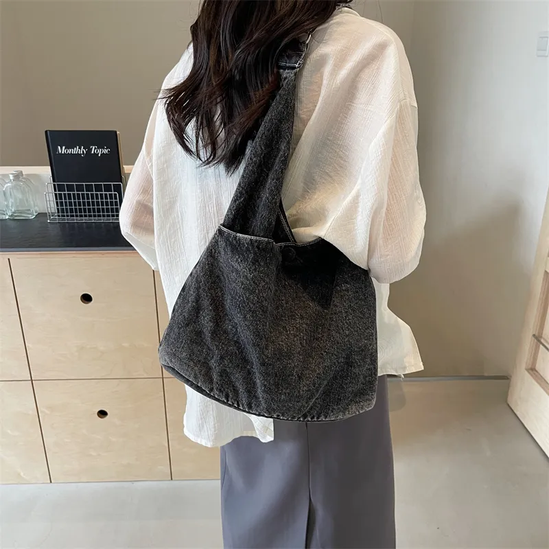 Debecca Denim Shoulder Bag Regular Women's Multicolor-6