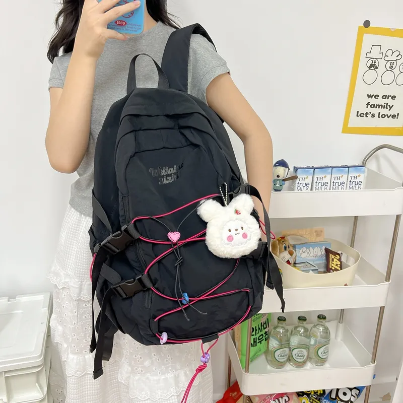 Debecca Nylon Backpack Unisex Multicolor-9