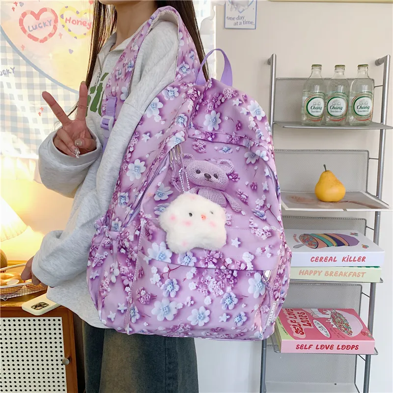 Debecca Oxford Backpack Women's Multicolor-13