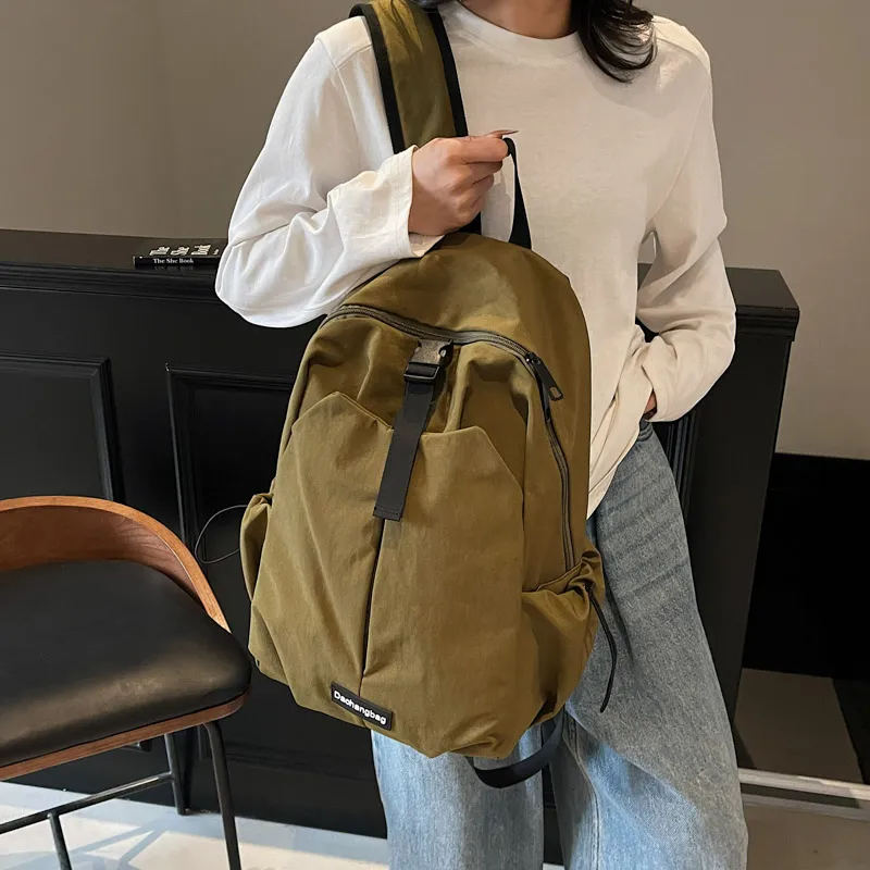 Debecca Canvas Backpack Unisex Multicolor-11