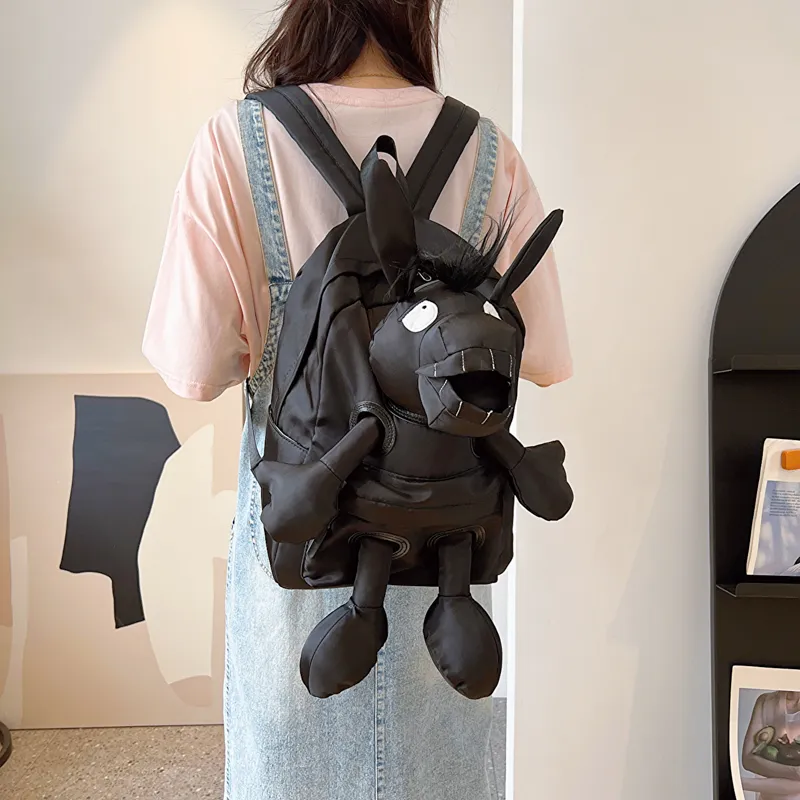 Debecca Nylon Backpack Regular Unisex Multicolor-5