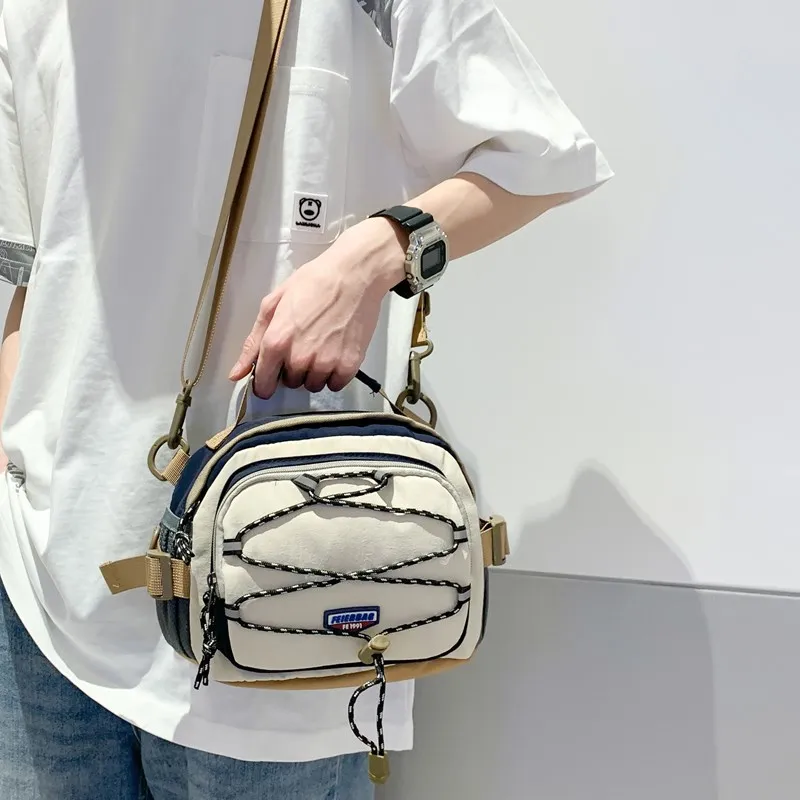 Debecca Nylon Crossbody Handbag Regular Unisex Multicolor-11