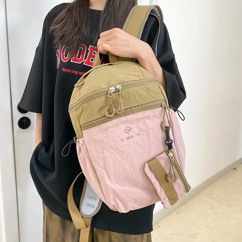Debecca Nylon Backpack Unisex Multicolor-3