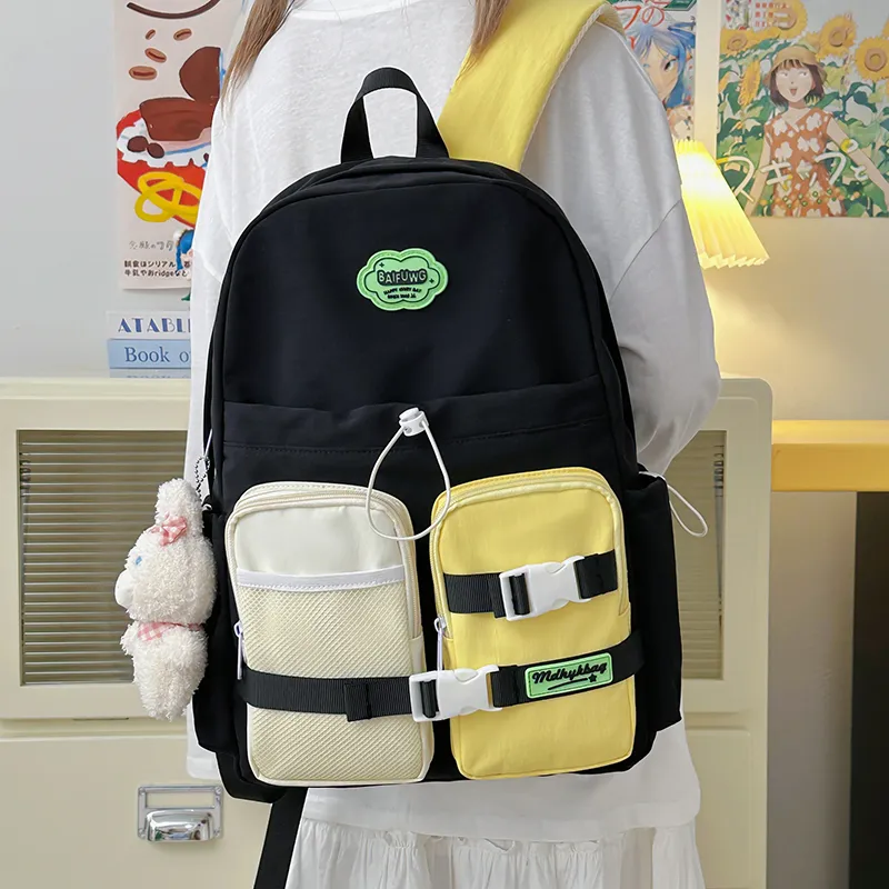 Debecca Polyester Backpack Women's Multicolor-15