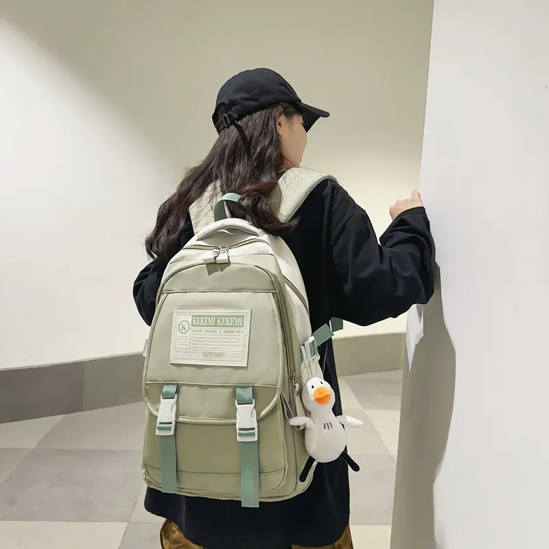 Debecca Nylon Backpack Unisex Multicolor-10