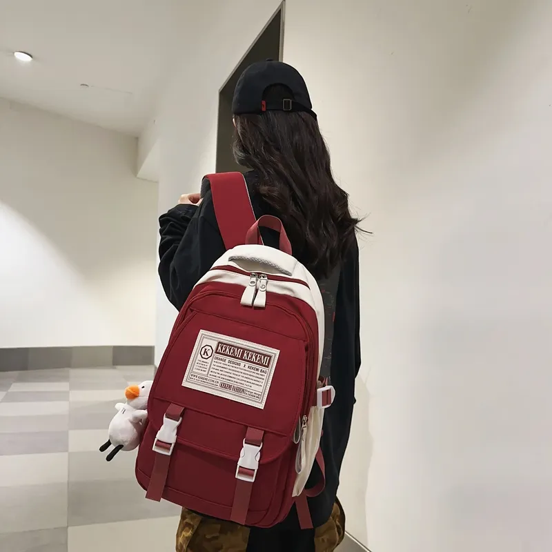 Debecca Nylon Backpack Unisex Multicolor-2