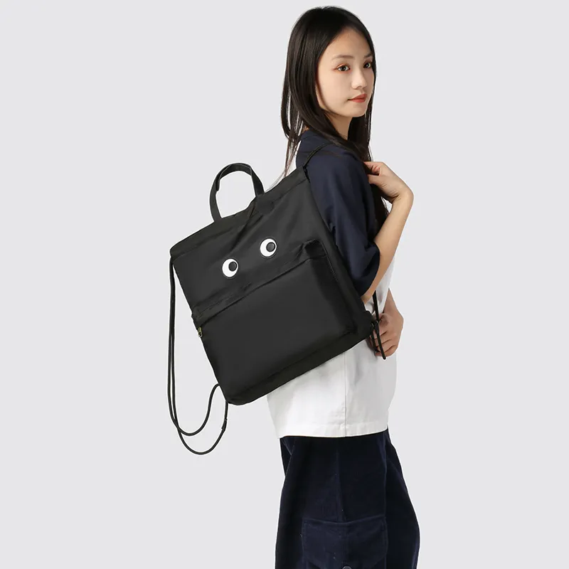 Debecca Nylon Backpack Large Size Unisex Multicolor-4