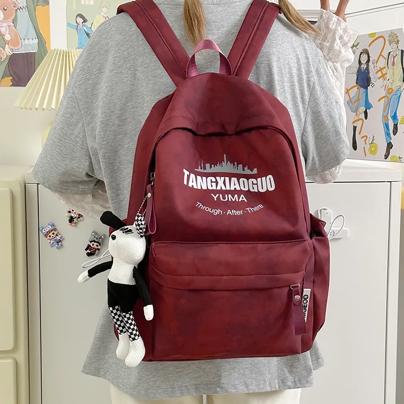 Debecca Nylon Backpack Regular Unisex Multicolor-8