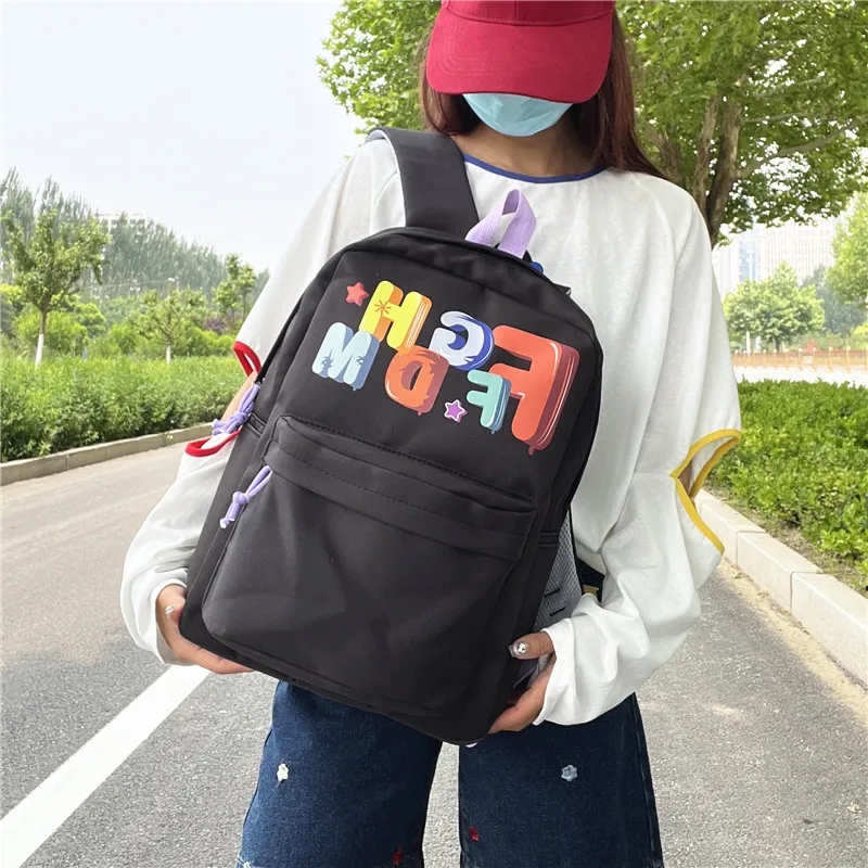Debecca Nylon Backpack Unisex Multicolor-8