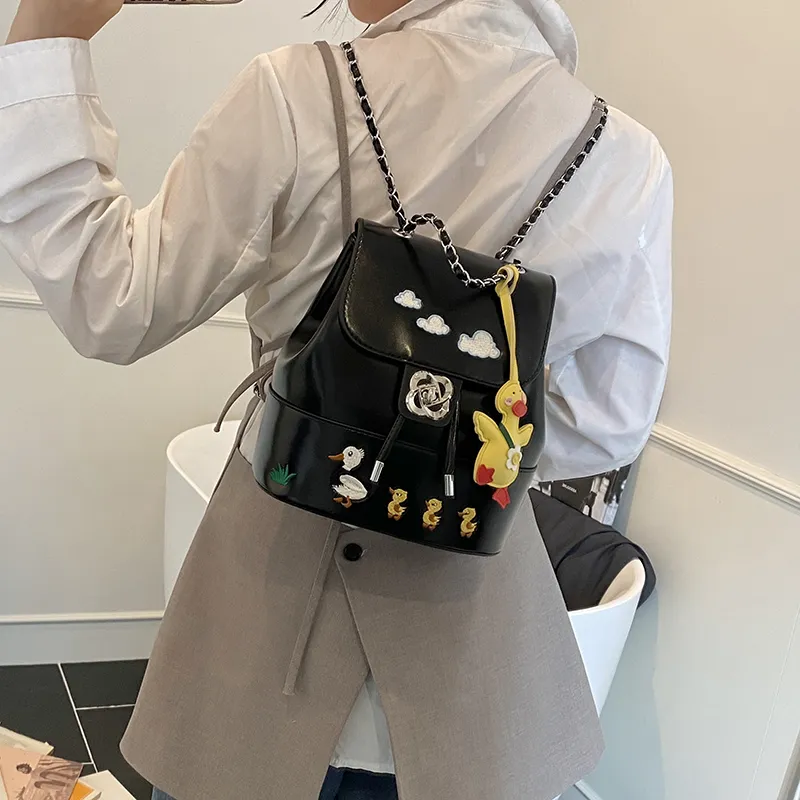 Debecca PU Backpack Regular Women's Multicolor-5