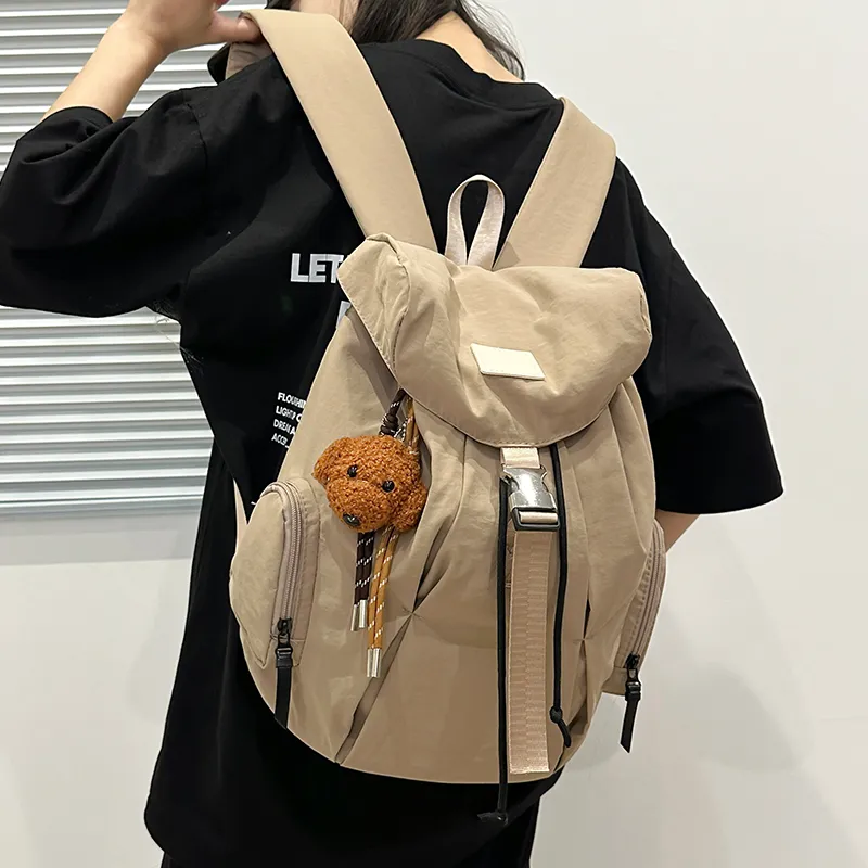 Debecca Nylon Backpack Regular Unisex Multicolor-2