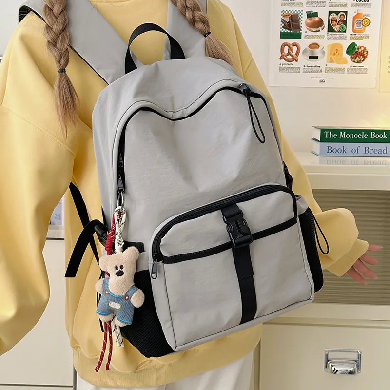 Debecca Nylon Backpack Unisex Multicolor-11