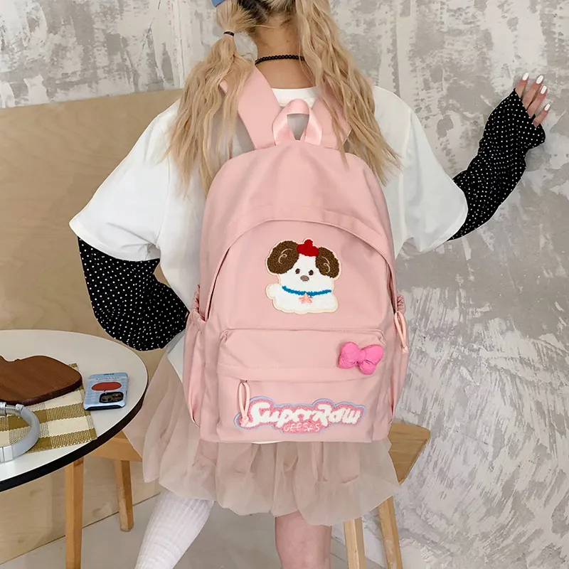 Debecca Nylon Fabric Backpack Large Size Women's Multicolor-14