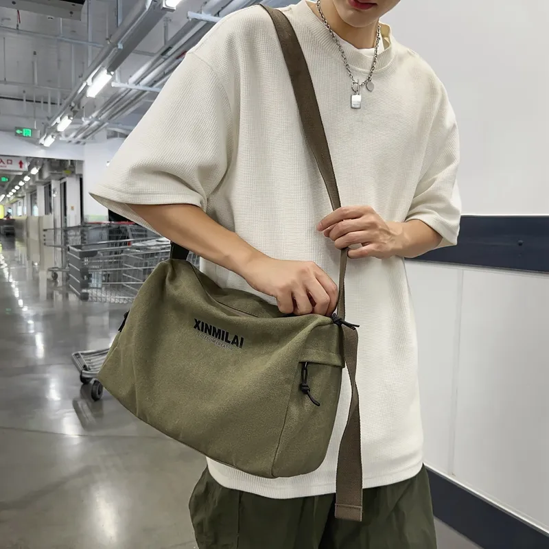 Debecca Canvas Crossbody Bag Regular Unisex Multicolor-1