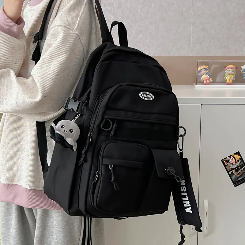 Debecca Polyester Backpack Unisex Multicolor-5