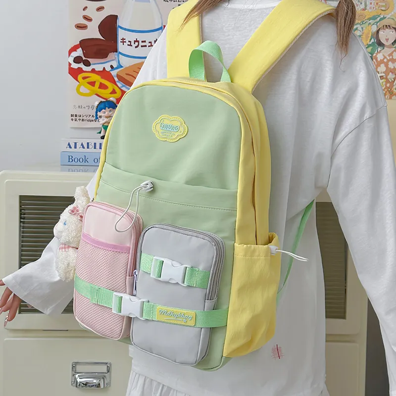 Debecca Polyester Backpack Women's Multicolor-2