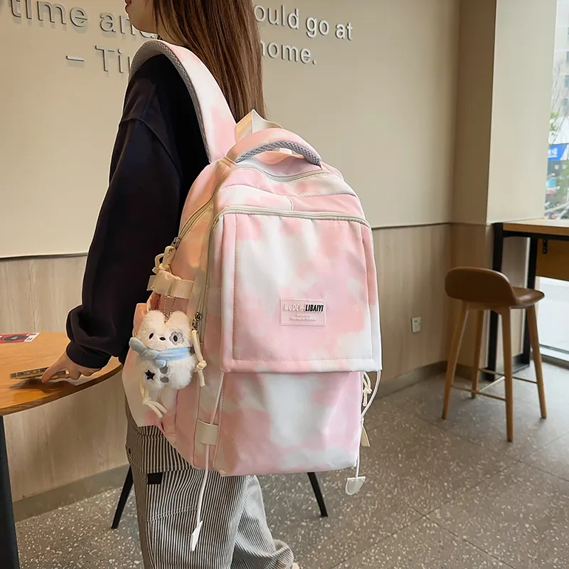 Debecca Nylon Backpack Unisex Multicolor-5