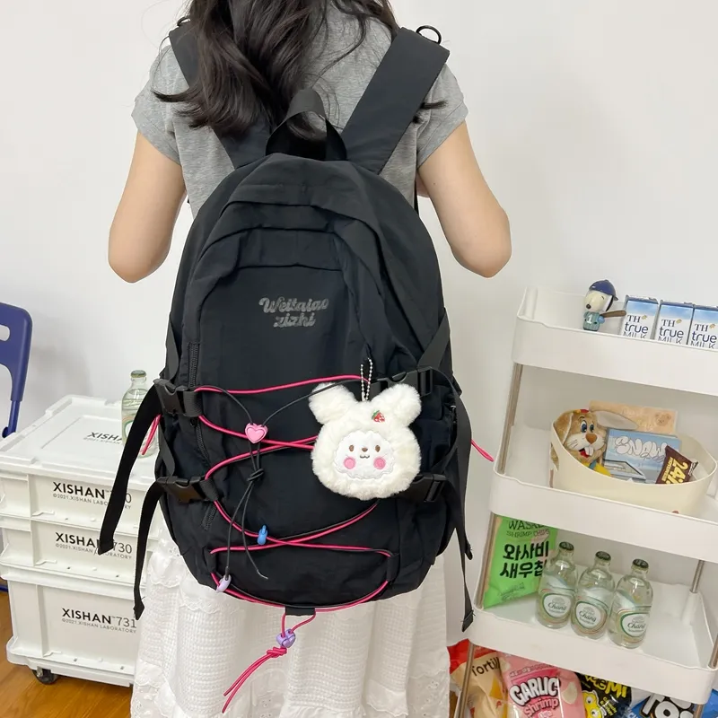 Debecca Nylon Backpack Unisex Multicolor-11