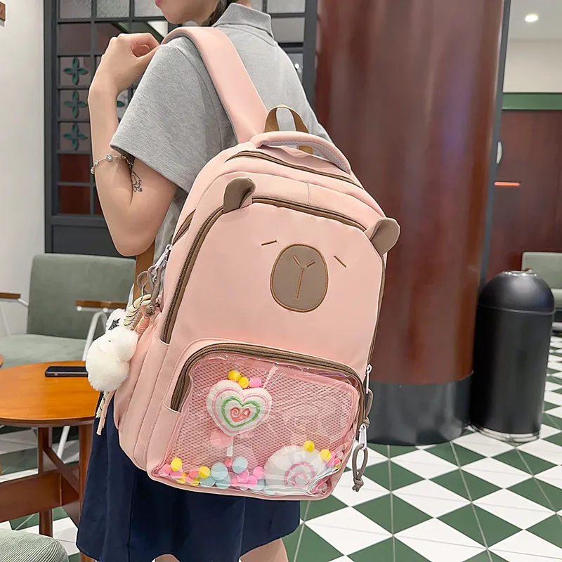 Debecca Nylon Backpack Tubas Unisex-14