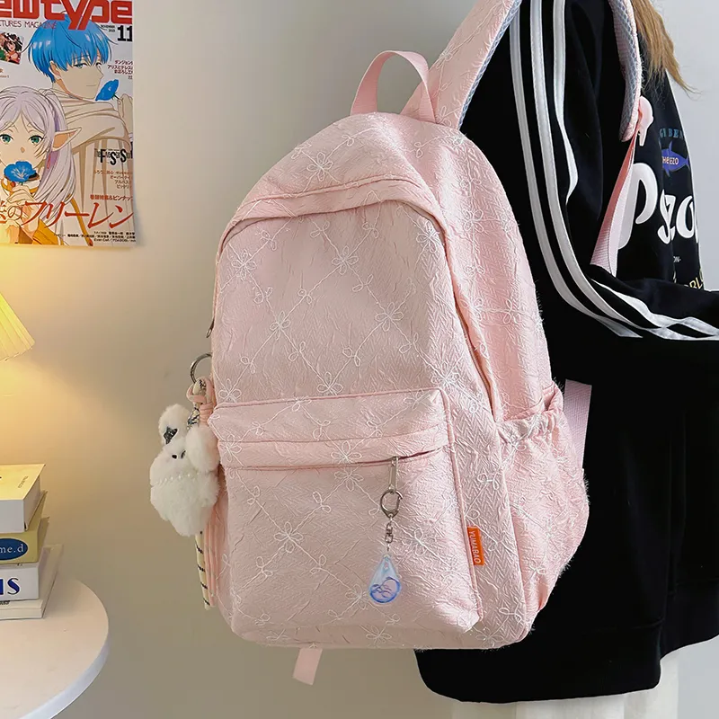 Debecca Polyester Backpack Regular Women's Multicolor-2