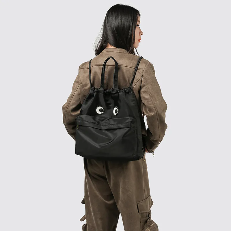 Debecca Nylon Backpack Large Size Unisex Multicolor-1