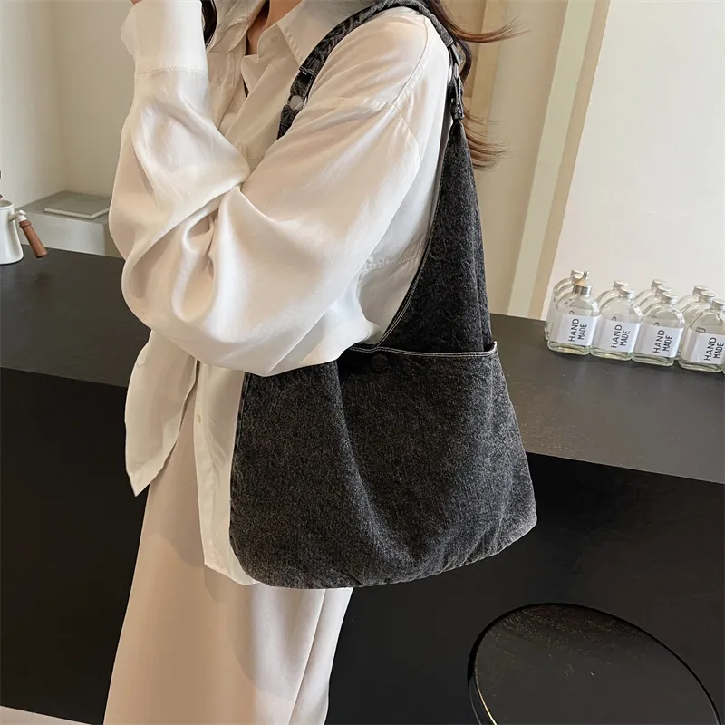 Debecca Denim Shoulder Bag Regular Women's Multicolor-5