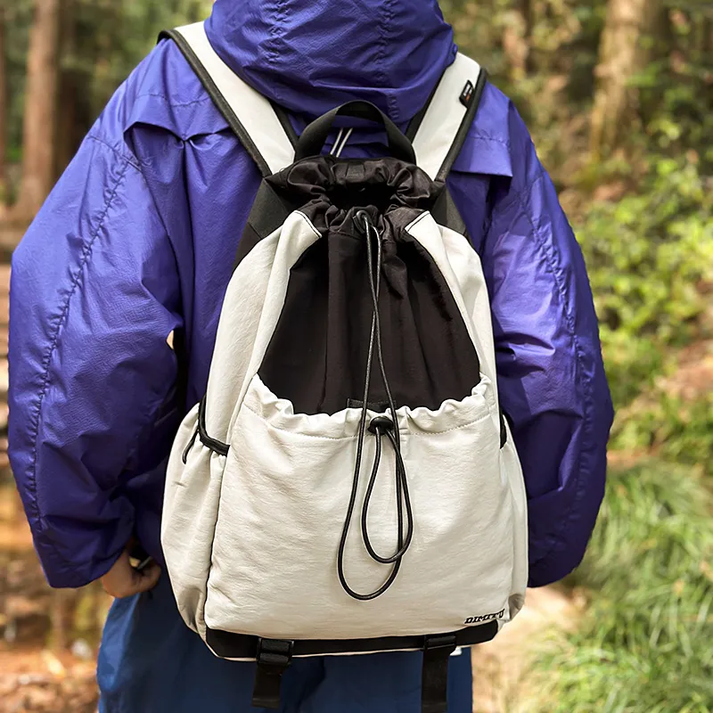 Debecca Nylon Backpack Unisex Multicolor-9