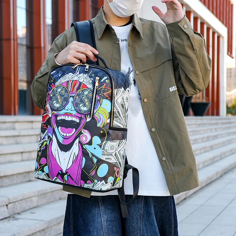 Debecca PU Backpack Unisex Multicolor-19