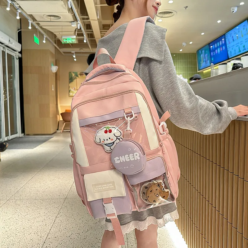 Debecca Nylon Backpack Unisex Multicolor-14
