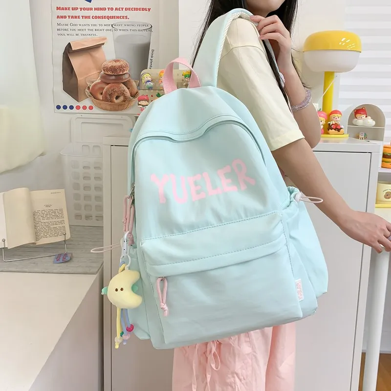 Debecca Composite Cloth Backpack Unisex Multicolor-13