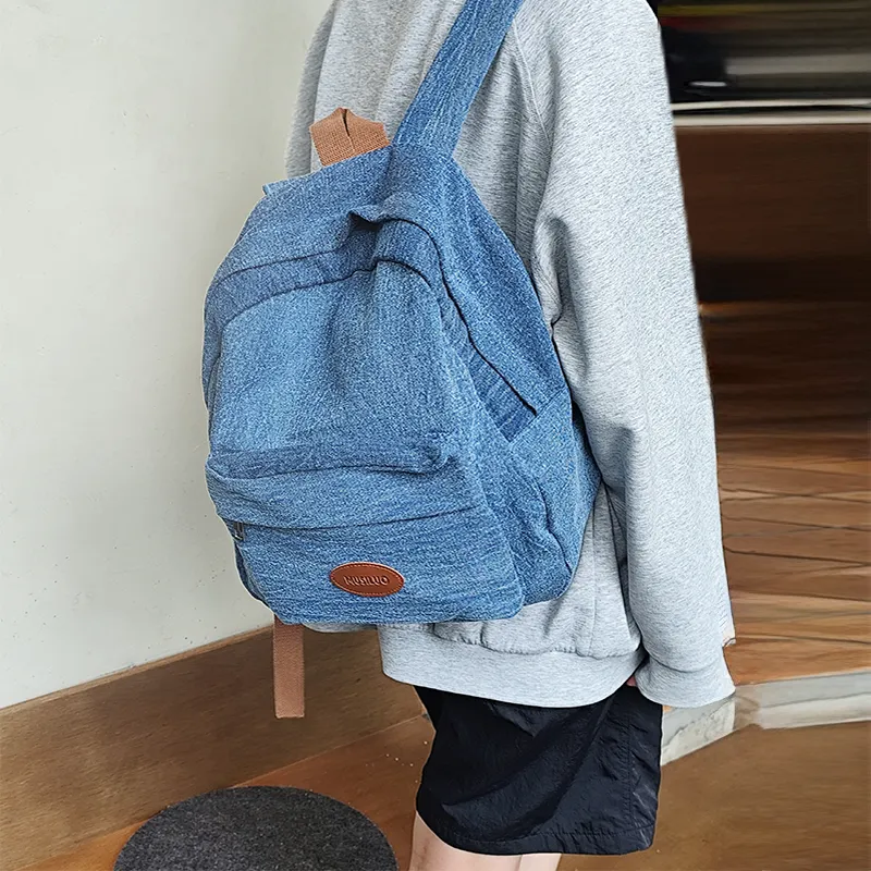 Debecca Denim Backpack Women's Multicolor-7
